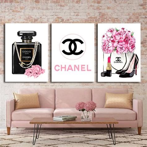 chanel dior wall art|Amazon.com: Chanel Canvas Wall Art.